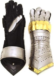 Fabricante OEM, Guantes de Caballero Medievales de Metal Personalizados, Armadura Decorativa de Acero para Disfraces de Boda Medievales y Fotografía - Product Image 5