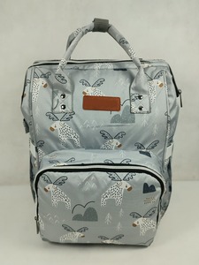 Large Capacity Printed Travel <b>Backpack</b> for Women, <b>Multi</b>-<b>Compartment</b> Casual Daypack with Front Pocket, Top Handle and Adjustable - Product Image 1
