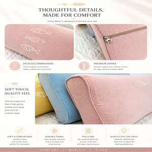 Premium <b>Memory</b> <b>Foam</b> Made in Korea Pillow Cervical Contour Neck Support Ergonomic Sleeping Bed Pillow - Product Image 3