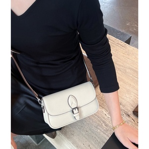 Ando <b>Bag</b> Women's Genuine Cowhide Leather Mini Crossbody <b>Bag</b> with Flap and Adjustable Shoulder Strap - Product Image 2