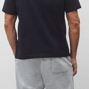 T-shirt personnalisé pour homme, motif sur mesure, 260g, col uni, style vintage, coupe courte, impression sérigraphique, modèle personnalisé, vente flash - Product Image 5