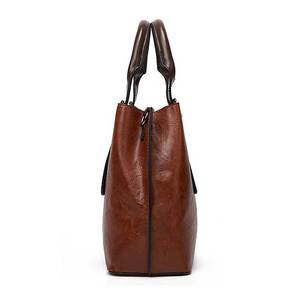 Bolsos Tote de Cuero Genuino de Alta Calidad para Mujer, con Cierre Abierto y con Cremallera - Product Image 3
