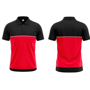 Polo de Punto 100% Poliéster para Hombre con Logotipo Bordado/Estampado en la Parte Delantera, de Secado Rápido, para Deportes y Uso Profesional - Product Image 1