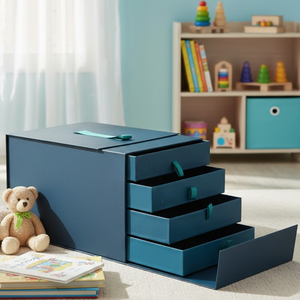 High Quality Custom Kids Toy Packaging <b>Box</b> | Printed Cardboard <b>Gift</b> Paper <b>Box</b> with <b>Clear</b> Window for Puzzle, Games & Toy Sets - Product Image 1