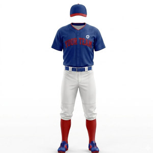 Conjunto de Uniforme de Béisbol Moderno, Tela Suave y Transpirable, Sensación Ligera, Ideal para Entrenamiento Deportivo, Clubes y Rendimiento en Equipo - Product Image 1