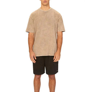 Ensemble de jogging 2 pièces pour homme, style actuel, personnalisé, été, manches courtes, respirant, 100% coton, taille 6XL, survêtement, t-shirts, shorts - Product Image 1