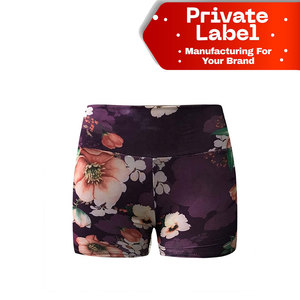 Shorts de sport pour femmes à faible quantité minimale de commande, personnalisables, en stock, prêts à être expédiés, vente en gros - Product Image 1