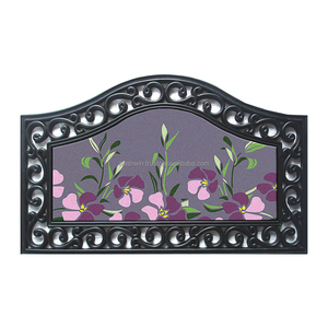 Haute vente multi-usages antidérapants tapis de porte faits à la main pour l'entrée du salon meilleur prix compétitif avec support sans brosse - Product Image 6