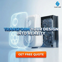 Pièces moulées par injection en PC transparent optiquement clair, moulage plastique de haute précision pour composants transparents personnalisés