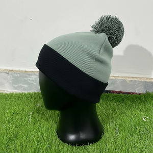Bonnet d'hiver chaud en tricot côtelé avec logo personnalisé, fabricant OEM, qualité d'exportation - Product Image 3