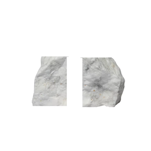 Sujetalibros de howlita de alta calidad, material de piedra natural, minerales de roca cruda, cristal para decoración, mayorista. - Product Image 1