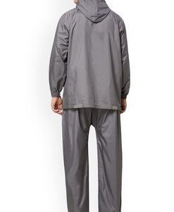 Nouvel ensemble coupe-vent en nylon pour homme avec logo personnalisé RTS, panneaux contrastés et pantalon, idéal pour l'été, respirant, style streetwear, veste zippée. - Product Image 2