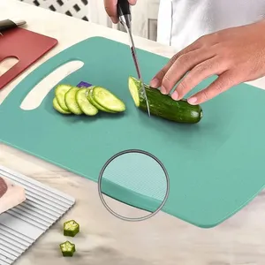 BPA Free Plastic Chopping <b>Board</b> Kitchen Use Food Safe Cutting <b>Board</b> Durable Hygienic Kitchen <b>Tool</b> Export Brand - Product Image 3