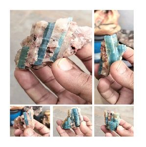 อัญมณีคุณภาพสูง BAITHU GEMS MINERALS คารูร์ รูบี้ เอเมอรัลด์คัท หินธรรมชาติขัดเงา สำหรับการทำกรรมกรรมบำบัด การทำสมาธิ และการจัดวางกริด - Product Image 2