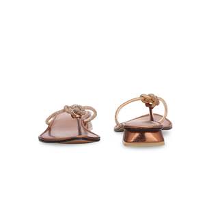 Sandales à talons fantaisie cuivre FN0739 Chappal - Product Image 2