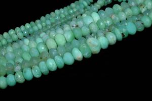 Chrysoprase perles rondelle à facettes 4-5mm perles de chrysoprase Rondelle Chrysoprase - Product Image 5