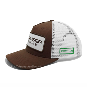 Gorra Trucker de Malla con Logotipo Personalizado al por Mayor, Gorra de 5 Paneles con Parche Bordado, Gorra de Béisbol Estructurada Transpirable, Gorra de Negocios, Gorras - Product Image 2