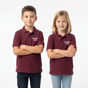 Top Quality Unisex <b>Kids</b> Polo Shirt Short Sleeve Turn Down Collar Leisure Top Breathable Cotton Front Logo Custom Color Size - Product Image 1