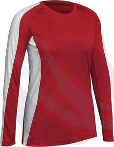 Maillot de volley-ball à manches longues en polyester et spandex imprimé, design personnalisé unisexe pour adultes, design triomphant, vêtements de sport - Product Image 5