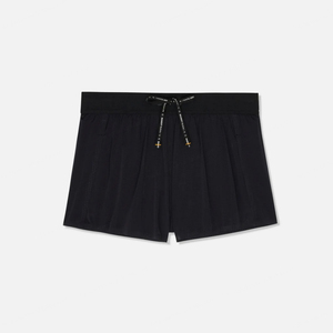 Shorts imprimés vintage pour hommes en satin, taille mi-haute - 100 % polyester, respirant, imperméable et séchage rapide, écologique - Product Image 1