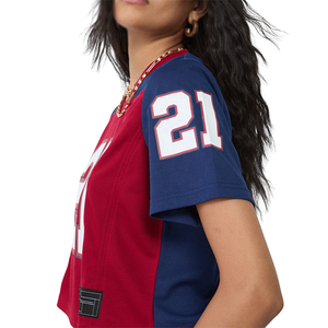 Maillot de football tendance et très demandé, en maille respirante, personnalisable avec numéro, tenue d'équipe, impression par sublimation, col en V, manches courtes, maillot de sport - Product Image 5