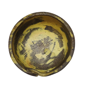 Luxury New 2023 Mango Wood Yellow Antique Oval Vintage Multi-purpose High-Quality Handmade Decorative 100% Natural Sellable Bowl - Product Image 2