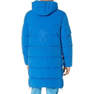 Manteau d'extérieur épais pour homme, parka d'hiver à capuche, taille ajustable avec cordon de serrage, fermeture éclair avant, plusieurs poches, veste de randonnée et de voyage - Product Image 6