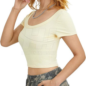 Camiseta Corta de Moda para Mujer, Estilo Moderno, Casual y Elegante, Suave y Cómoda para Uso Diario - Product Image 6