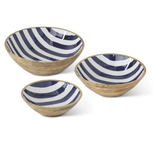 Bol en bois émaillé imprimé pour les occasions festives, idéal pour offrir en cadeau, bol décoratif émaillé imprimé pour restaurants et hôtels - Product Image 3