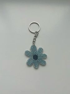 Beautiful Handcrafted Embroidery Beaded <b>Keychain</b> with Colorful Floral Embroidery for Women Girls and Fashion Lovers - Product Image 3