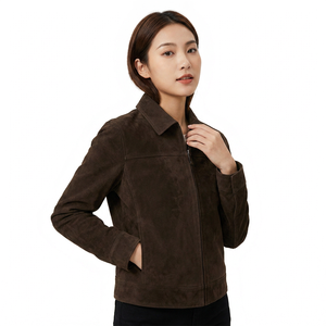 Veste en jean pour homme, style streetwear, avec fermeture éclair, col rabattu, coupe classique, pour l'hiver - Product Image 5