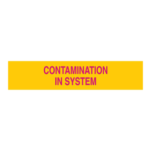 Señal de Advertencia de Contaminación Brady, Señal de Seguridad Plegable y Duradera para Cuartos Limpios y Laboratorios - Product Image 3