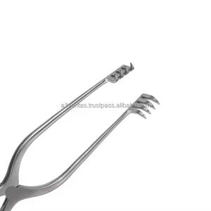 Rétracteurs Adson A-1 VERITAS de haute qualité, 4x4 dents, en acier inoxydable, ensemble d'instruments à pointe émoussée/aiguisée |   Instruments certifiés CE - Product Image 2