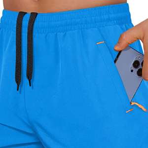 กางเกงขาสั้นลำลองผู้ชายคุณภาพสูง ดีไซน์ตามสั่ง ผลิตจากโพลีเอสเตอร์/คอตตอน แห้งเร็ว ระบายอากาศดี บริการ OEM ขายส่ง - Product Image 5