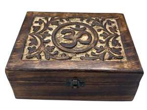 Handmade Curio Craft <b>Wooden</b> Box Engraved Rectangle Inlay Flower Design Tabletop Decoration Craft Wedding <b>Gift</b> - Product Image 1