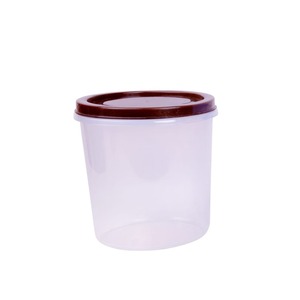 Round food grade plastic <b>container</b> for <b>kitchen</b> <b>storage</b> multi purpose reusable made in India - Product Image 3