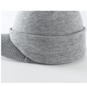 Vintage Ribbed Knit Beanie-Unisex Winter <b>Warm</b> <b>Hat</b> Soft Stretch Spandex/Cotton Minimalist Streetwear Essential - Product Image 4