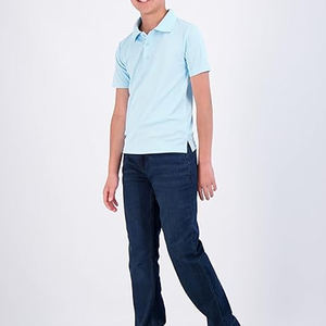 Nouvelle Arrivée Polo Homme en Coton de Haute Qualité 100% Séchage Rapide Design Unique Grande Taille Motif Uni Tissu Tricoté - Product Image 5