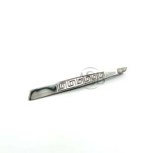 Pinza para Cejas con Punta Inclinada, Mango de Nuevo Diseño, Logotipo Personalizado, Acero Inoxidable, Pinza Profesional para Cejas - Product Image 3