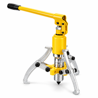 Extracteur hydraulique intégré à trois griffes avec pompe manuelle et levier pour le retrait de roulements et engrenages