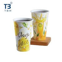 Vaso de Papel de Doble Pared de Calidad Premium para Café, 8oz, 12oz, 16oz, Aislado al Calor, para Puestos de Comida, Eventos y Fiestas, Vendedor de Malasia