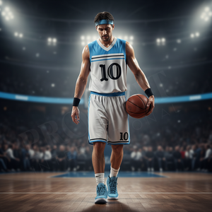 New Arrival Lightweight Soft Polyester Mesh Basketball Team Kit Custom Printed Design OEM ODM Sports Apparel Uniform Men - Product Image 3