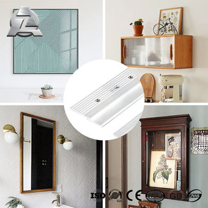 Support mural en forme de Z, fixation murale, attache française |   Résistant aux intempéries pour des applications intérieures et extérieures sécurisées - Product Image 6