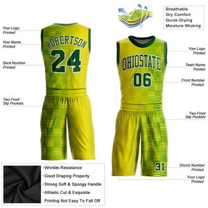 Conjuntos de Camisetas de Baloncesto Transpirables, Personalizadas por Sublimación, de Color Sólido, Cuello en V, Secado Rápido, Ropa de Entrenamiento de Baloncesto Juvenil - Product Image 4