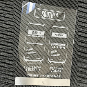 Étiquettes de menu personnalisées numériques avec code QR, en film plastique laminé, pour les fêtes de mariage et d'anniversaire - Product Image 4