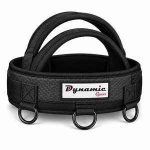Neoprene Adjustable Breathable Heavy Duty Weightlifting Gym <b>Training</b> <b>Head</b> Harness with Durable Chain Belt - Product Image 6
