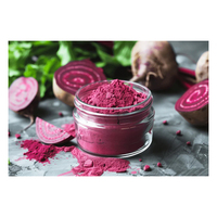 Poudre de Betterave Rouge Pure et Naturelle en Gros, Soluble dans l'Eau, Séchée par Pulvérisation, Extrait de Qualité Alimentaire