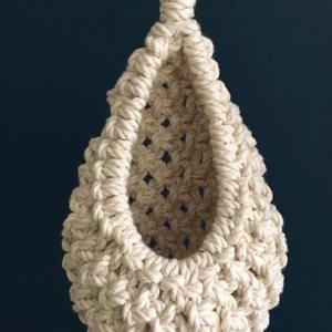 Nordic Macrame Hand Weave Tapestry Basket Net Bag Decor <b>Boho</b> <b>Wall</b> <b>Hanging</b> Plant Hanger - Product Image 4