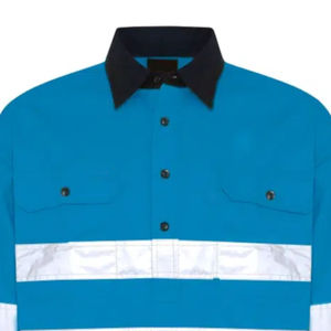 Chaleco de Seguridad Profesional para Hombre, ANSI Clase 3, EN ISO 20471 Clase 2, Ecológico, de Franela, Antiarrugas, Transpirable y Ligero - Product Image 2