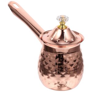 Cafetière turque de luxe en cuivre martelé de qualité supérieure, pot à café arabe, chauffe-café Cezve pour cuisine et café - Product Image 1